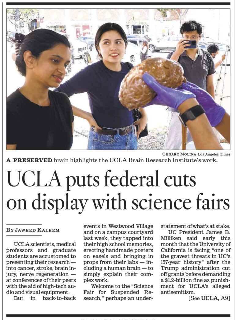 Science Fair for Suspended Research