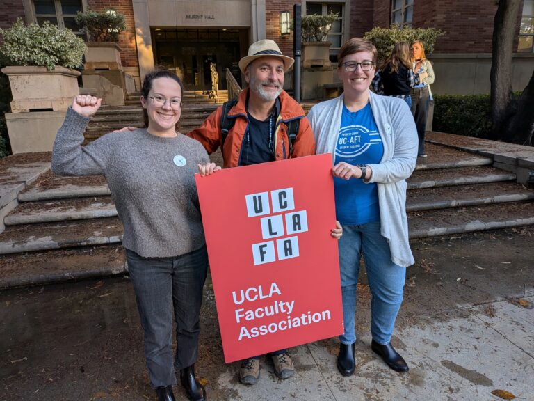 We join UC-AFT in support of contract negotiations